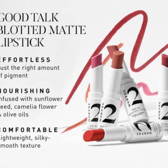 Morphe 2 Good Talk Blotted Matte Lipstick - Picture 6 of 10